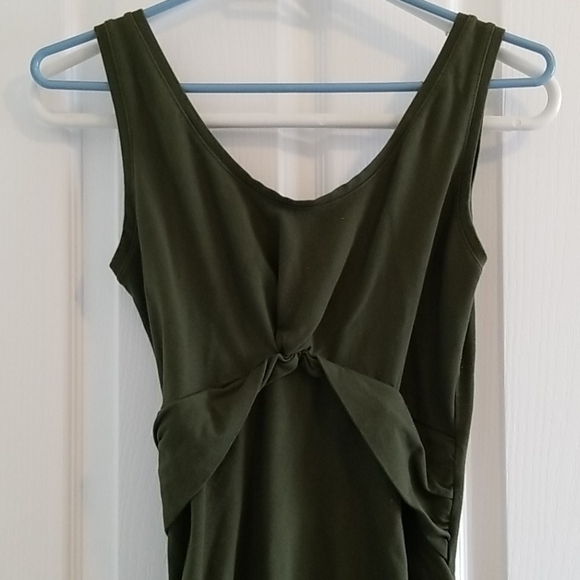 Old Navy green maternity dress - Picture 1 of 5